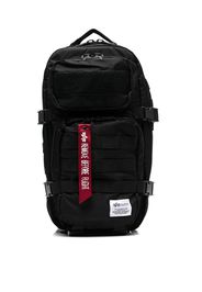 Alpha Industries Rucksack mit mehreren Fächern - Schwarz