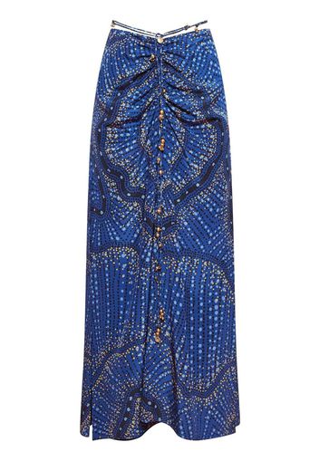 Altuzarra graphic-print skirt - Blau