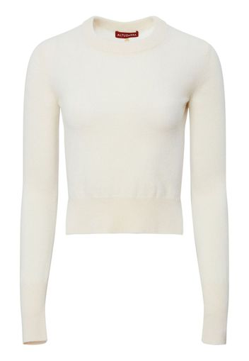 Altuzarra Camarina crew-neck cashmere jumper - Weiß