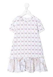 Alviero Martini Kids Kleid mit tiefer Taille - Weiß