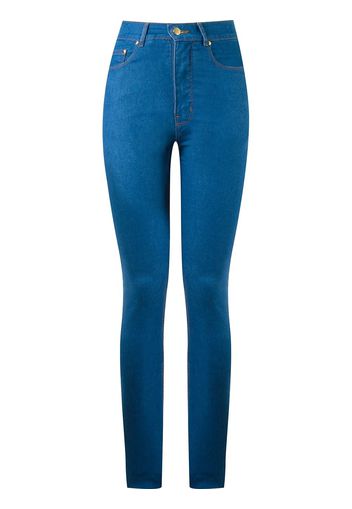 Amapô Skinny-Jeans mit hohem Bund - Blau