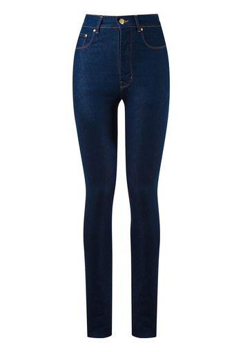 Amapô Skinny-Jeans mit hohem Bund - Blau