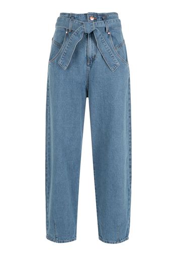 Amapô Tapered-Jeans mit Kordelzug - Blau