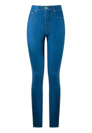 Amapô Skinny-Jeans mit hohem Bund - Blau