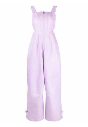 AMBUSH Jumpsuit mit Reißverschluss - Violett