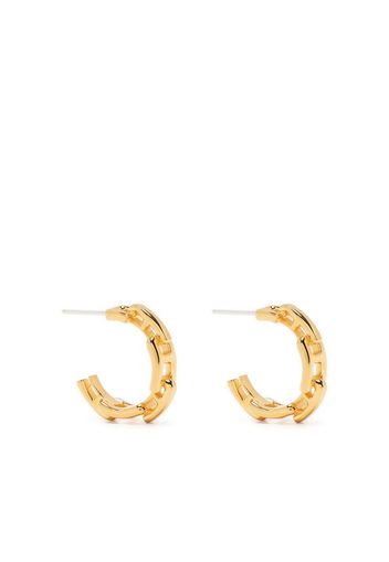 AMBUSH 925 A CHAIN EARRINGS GOLD NO COLOR