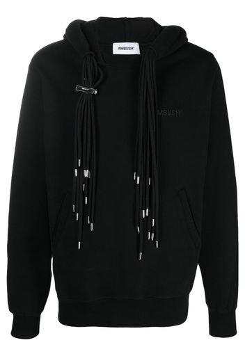 AMBUSH MULTICORD HOODIE BLACK BLACK - Schwarz