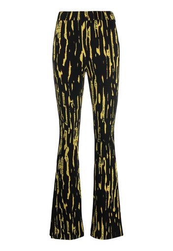 AMBUSH flared jacquard leggings - Schwarz