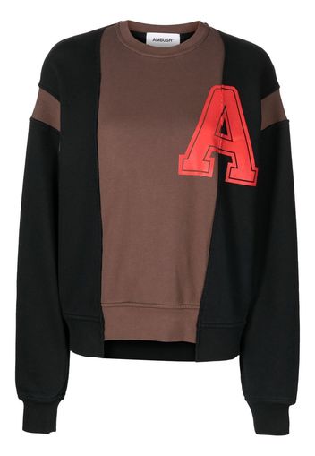 AMBUSH Sweatshirt mit Print - BLACK VALIANT POPPY