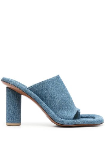 AMBUSH Cushion denim-lined mule - Blau