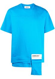 AMBUSH WAIST POCKET T-SHIRT DEEP WATER WHITE AS - Blau