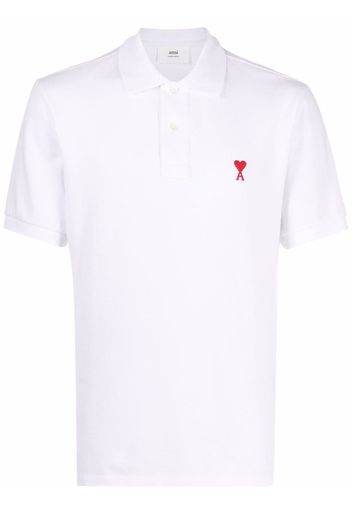 AMI Paris Ami de Coeur Poloshirt - Weiß