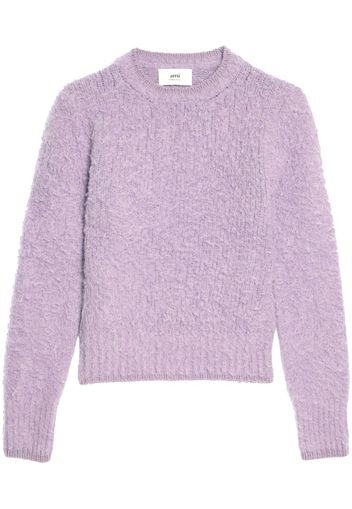 AMI Paris Klassischer Pullover - Violett