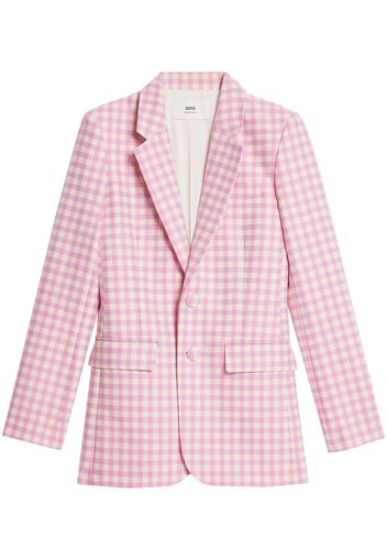 AMI Paris Karierter Blazer - Rosa