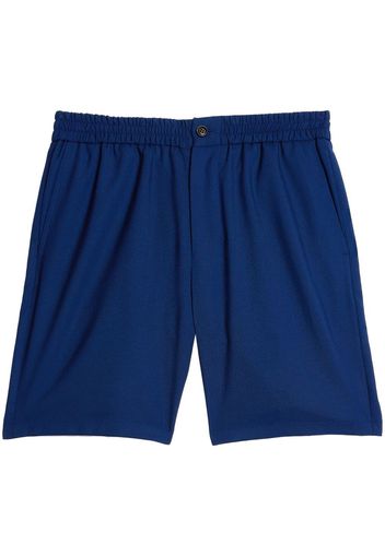 AMI Paris Shorts mit geradem Bein - Blau