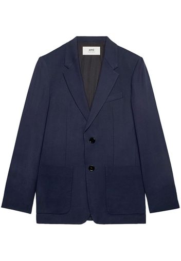 AMI Paris Einreihiger Blazer - Blau