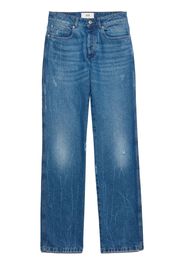 AMI Paris Tief sitzende Straight-Leg-Jeans - Blau