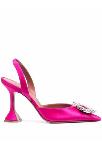 Amina Muaddi begum slingback pumps - Rosa