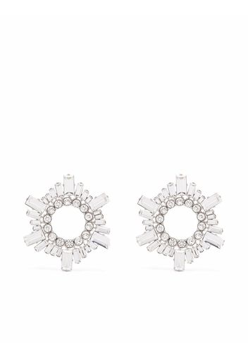 Amina Muaddi Begum embellished earrings - Weiß