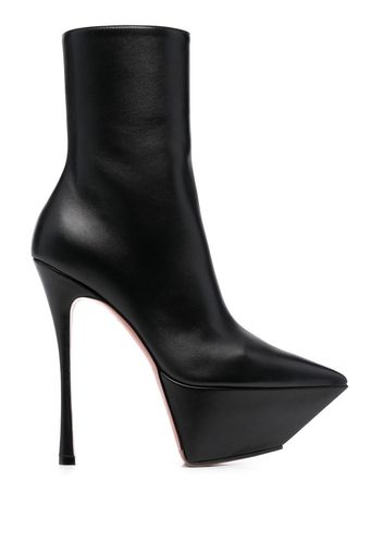 Amina Muaddi Yigit 150mm ankle boots - Schwarz