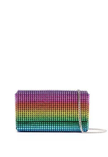 Amina Muaddi Paloma crystal-embellished clutch bag - Mehrfarbig