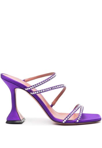 Amina Muaddi Naima crystal-embellished sandals - Violett