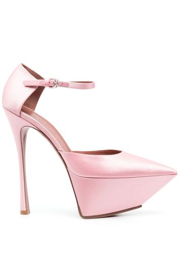 Amina Muaddi Angelica 150mm pumps - Rosa