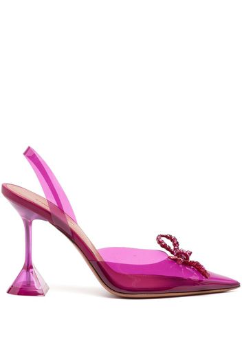 Amina Muaddi Rosie Glass 95mm slingback pumps - Violett