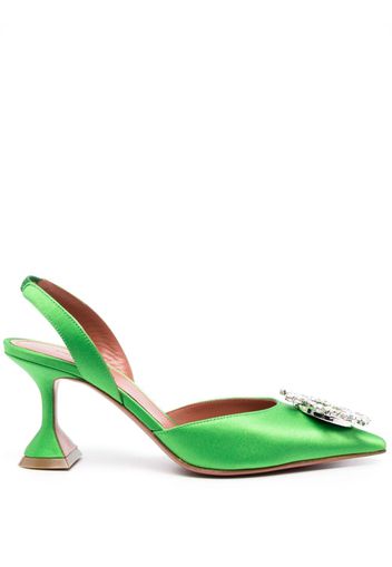 Amina Muaddi Begum slingback pumps - Grün