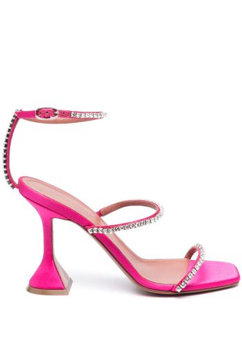 Amina Muaddi Gilda Sandalen 95mm - Rosa