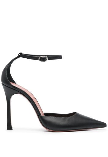 Amina Muaddi Kim 105mm nappa-leather pumps - Schwarz