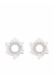 Amina Muaddi Begum embellished earrings - Weiß