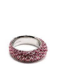 Amina Muaddi Cameron embellished ring - Silber