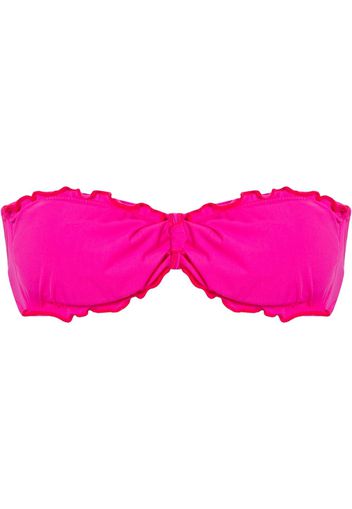 Amir Slama Bandeau-Bikinioberteil - Rosa