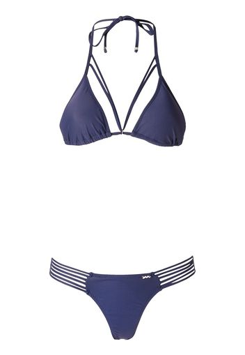 Amir Slama Bikini mit Farbverlauf - Blau