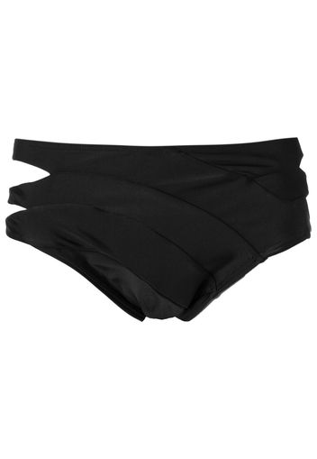 Amir Slama Badehose mit Cut-Outs - Schwarz