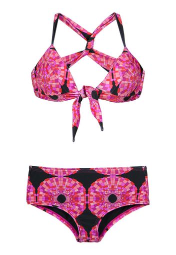 Amir Slama Bikini mit Print - PINK