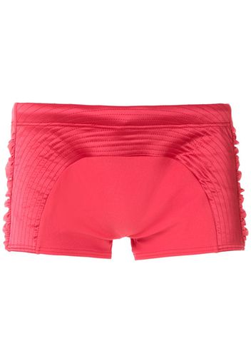 Amir Slama Badehose in Colour-Block-Optik - Rosa