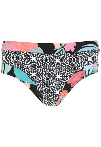 Amir Slama Badehose mit Hibiskus-Print - Mehrfarbig