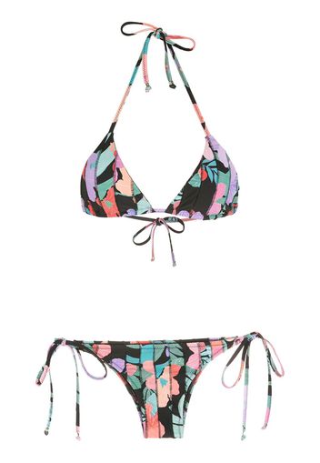 Amir Slama Ilha de Hibiscus Bikini - Schwarz