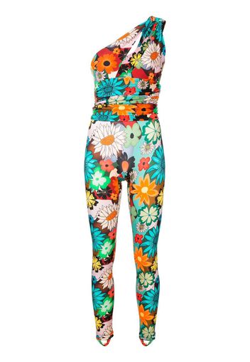 Amir Slama Jumpsuit mit Print - Mehrfarbig