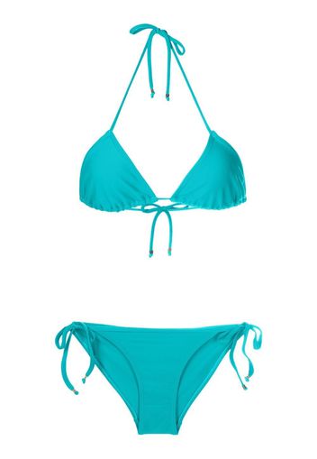 Amir Slama Triangel-Bikini - Blau