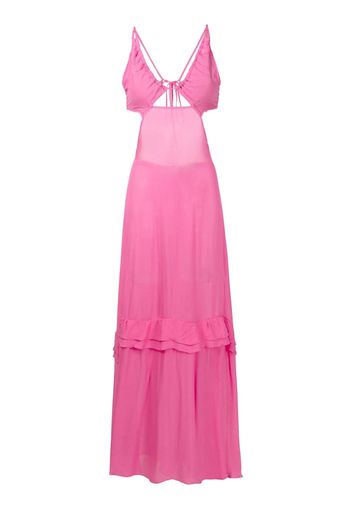 Amir Slama Minikleid mit Cut-Outs - Rosa