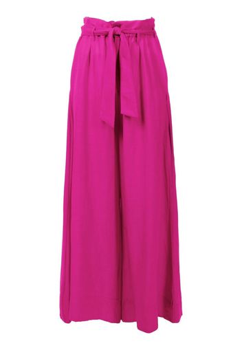 Amir Slama Hose mit Paperbag-Taille - Rosa