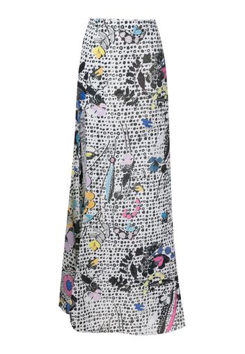 Amir Slama floral-print maxi skirt - Mehrfarbig