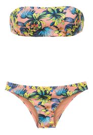 Amir Slama Bikini mit Print - Nude