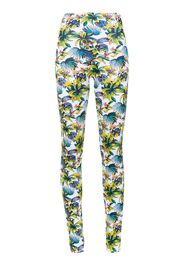 Amir Slama Leggings mit Print - Weiß