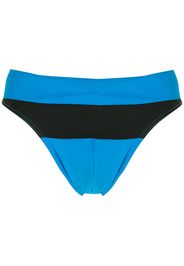 Amir Slama Badehose in Colour-Block-Optik - Blau