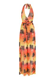 Amir Slama Neckholder-Jumpsuit - Orange