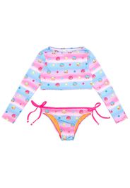 Amir Slama Bikini mit Print - Rosa